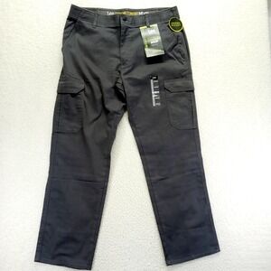 Lee Performance Series Mens Straight Fit Extreme Comfort Cargo Pants 36x32 Gray